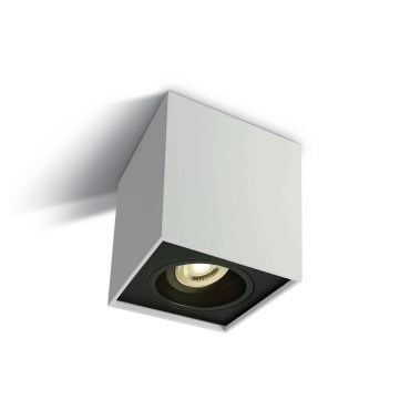 ONE Light GU10 Adjustable Square Cylinders - Aufbaustrahler 1L - 9,6 x 9,6 x 12,5 cm - weiß