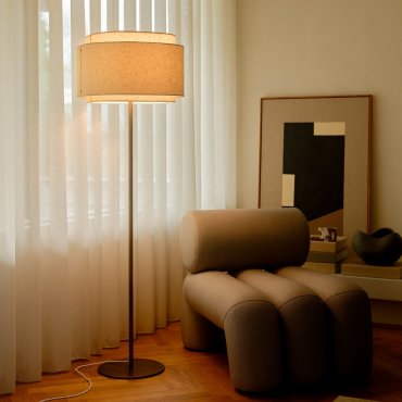 Design For The People Takai - Stehleuchte - Ø 45 x 150 cm - beige