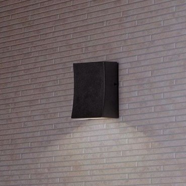 Nova Luce Boxy - Außenwandleuchte - 6,5 x 9 x 3,8 cm -  3W LED inkl. - IP65 - dunkel anthrazit