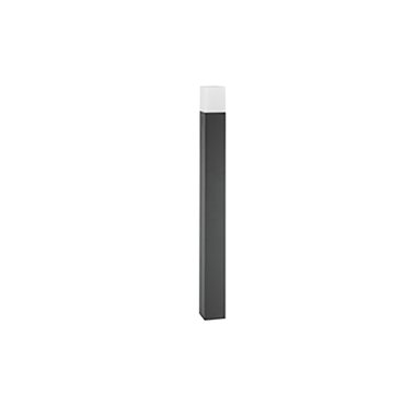 Nova Luce Stick - Gartenleuchte - 7,6 x 7,6 x 80 cm - IP54 - dunkelgrau