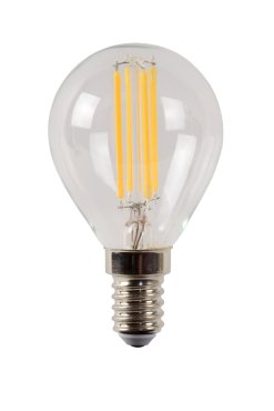 Lucide LED Glühbirne - Ø 4,5 x 7,7 cm - E14 - 4W dimmbar - 2700K - transparent