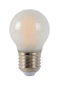 Lucide LED-Glühlampe - Ø 4,5 x 7,4 cm - E27 - 4W dimmbar - 2700K - alabaster