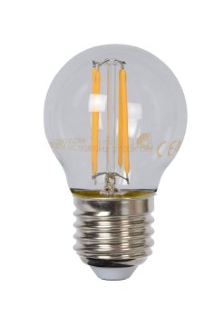 Lucide LED Glühbirne - Ø 4,5 x 7,4 cm - E27 - 4W dimmbar - 2700K - transparent