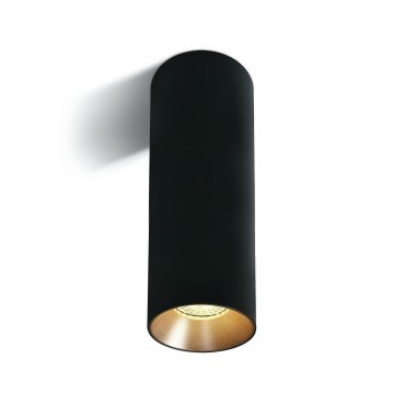ONE Light Chill Out Cylinder GU10 - Aufbaustrahler 1L - Ø 7,5 x 25 cm - schwarz