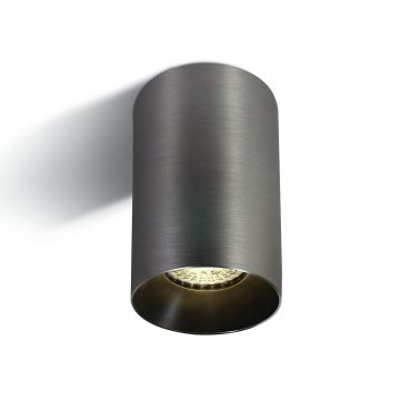 ONE Light Chill Out Cylinder GU10 - Aufbaustrahler 1L - Ø 7,5 x 13,5 cm - metallgrau