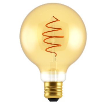 Nordlux LED-Glühlampe - Ø 12,5 x 17,8 cm - E27 - 5W dimmbar - 2200K - amber