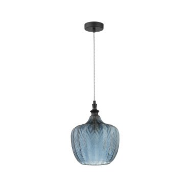 Nova Luce Loni - Pendelleuchte - Ø 24 x 120 cm - dunkelblau