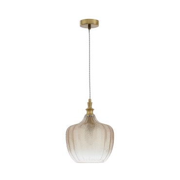 Nova Luce Loni - Pendelleuchte - Ø 24 x 120 cm - Champagner