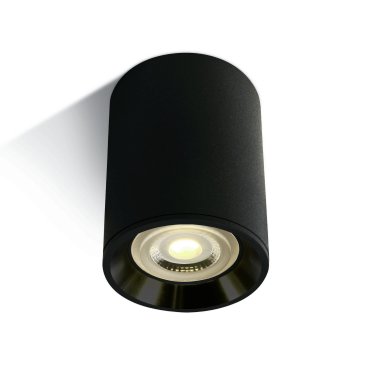 ONE Light Dark Light Cylinders - Deckenleuchte - Ø 7 x 10 cm - schwarz