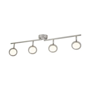 Searchlight Languna - Aufbaustrahler 4L - 78 x 9 x 17 cm - 4 x 5W dimmbare LED inkl - Chrom