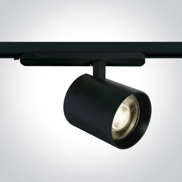 ONE Light COB Shop Range - Stromschienenstrahler - Ø 10 x 10 cm - DALI - 35W dimmbare LED inkl. - schwarz - warmweiße Lichtfarbe