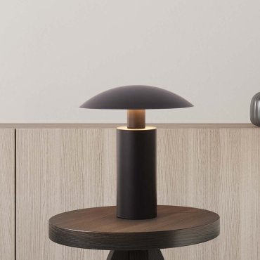 Nova Luce Karpos - tischleuchte - Ø 20 x 22,5 cm - 5W LED inkl. - matt schwarz