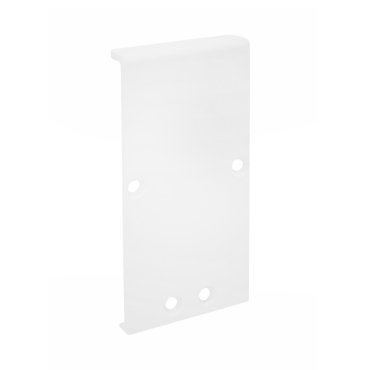 Nova Luce - lineares Beleuchtungsprofil - Endkappe - weißer Aluminiumrahmen