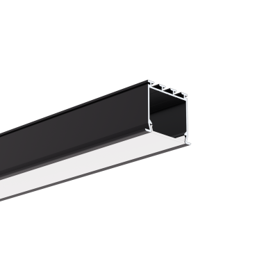 Klus Lokom - LED-Einbauprofil - 3,02 x 2,45 cm - schwarz