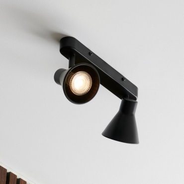 Nordlux Oak 9 - Aufbaustrahler 2L - 28,5 x 8,6 cm - schwarz