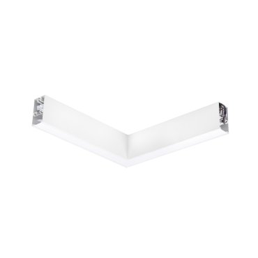 Nova Luce Dido - lineares Lichtprofil - 34,5 x 3,8 x 7 cm - 20W LED inkl. - weiß - warmweiße Lichtfarbe
