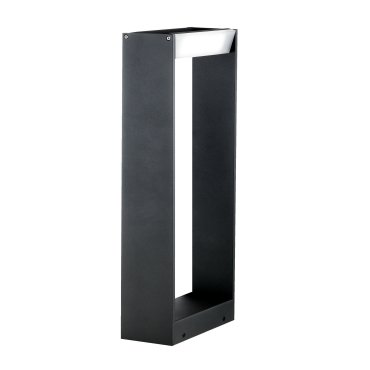 Nova Luce Twin - Gartenleuchte - 60 cm - 2 x 5W LED inkl. - IP54 - dunkelgrau