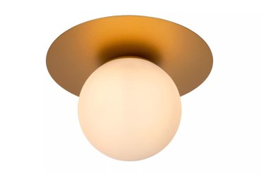 Lucide Tricia - Deckenleuchte - Ø 25 x 17,5 cm - gold