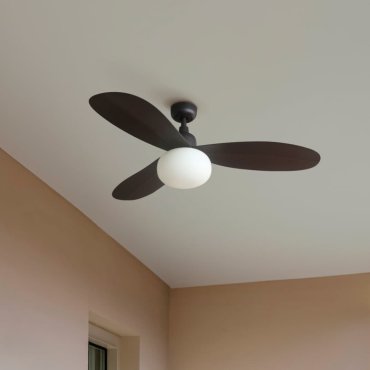 Faro Palma M – Deckenventilator mit Licht – Ø 129 cm – IP44 – dunkel braun