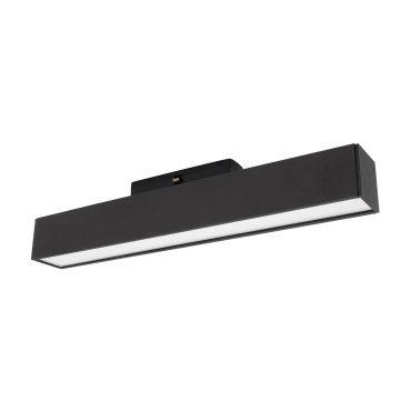 Nova Luce Rieti - Leuchte für Magnetprofilsystem - 26,9 x 3,5 x 5,1 cm - inkl. 15W LED - schwarz - Lichtfarbe warmweiß