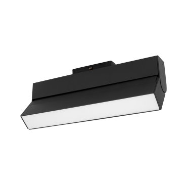 Nova Luce Rieti - Leuchte für Magnetprofilsystem - 27,4 x 3,4 x 11,6 cm - 15W LED inkl. - schwarz - weiße Lichtfarbe