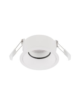 Nova Luce Reina - Einbaustrahler - Ø 90 mm x 49 mm, Einbaumaß Ø 75 mm - weiß