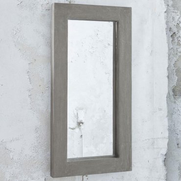 AUSSTELLUNGSSTÜCK - Vico Stuco – Spiegel ohne Beleuchtung – 100 x 50 x 8 cm – Sichtbeton