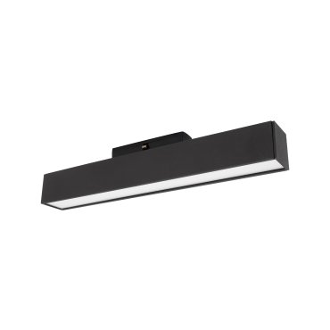 Nova Luce Rieti - Leuchte für Magnetprofilsystem - 26,9 x 3,5 x 5,1 cm - 15W LED inkl. - schwarz - weiße Lichtfarbe