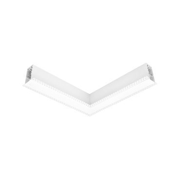 Nova Luce Gaga - lineares Lichtprofil für den Einbau - 34,5 x 3,8 x 7 cm - 20W LED inkl. - weiß - weiße Lichtfarbe