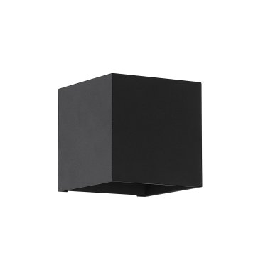Searchlight Cube - Wandleuchte - 9,7 x 9,7 x 9,7 cm - schwarz