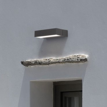 Nova Luce Ziri - Außenwandleuchte - 18 x 4 x 11,6 cm - 10W LED inkl. - IP65 - dunkel anthrazit
