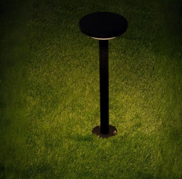 Nova Luce Nitro - Gartenleuchte - Ø 15 x 43,7 cm - 12W LED inkl. - IP65 - Sand schwarz