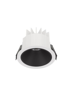 Nova Luce Brady - Einbaustrahler - Ø 10 x 7,5 cm - Ø 90 mm Einbaumaß - 10W LED inkl. - IP67- weiß mit schwarz