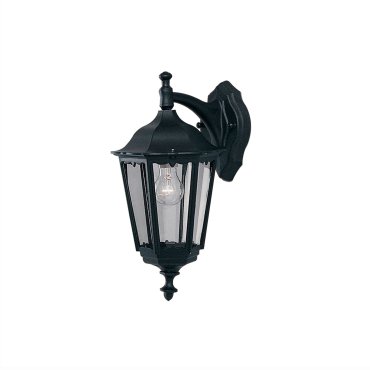 Searchlight Bel Aire - Außenwandleuchte - 25 x 44 cm - IP44 - schwarz