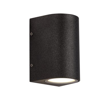 Projectlight Dante - Außenwandleuchte - 7,1 x 6,6 x 11,1 cm - 3W LED inkl - IP65 - dunkelgrau