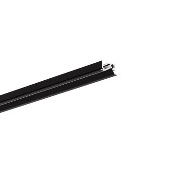 Klus MICRO-30DEG-K - Eingebautes LED Profil mit einem schrägen Lichtwinkel von 30 Grad - 2,64 x 1,12 cm - schwarz