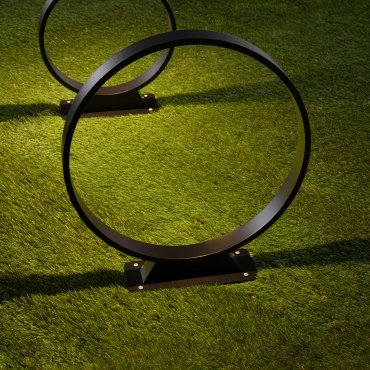Nova Luce Metro - Gartenleuchte - Ø 40 x 44 cm - 6W LED inkl. - IP65 - Sand schwarz
