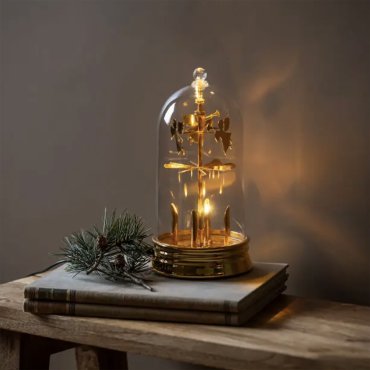 Konstsmide Angel Chimes - Weihnachtsbeleuchtung - Ø 13,3 x 26,5 cm - Gold