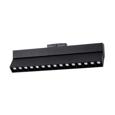 Nova Luce Este - Magnetprofil - 40,7 x 3,4 x 11,6 cm - 22W LED inkl. - schwarz - warmweiße Lichtfarbe