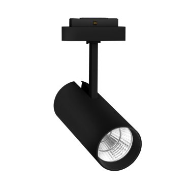 Nova Luce Nap - Strahler für Magnetprofilsystem - Ø 8,5 x 27 cm - 30W LED inkl. - schwarz - Lichtfarbe weiß
