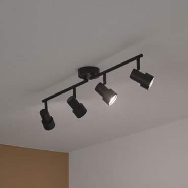 Nordlux Boston - Aufbaustrahler 4L - 71 x 15,5 x 5,5 cm - schwarz