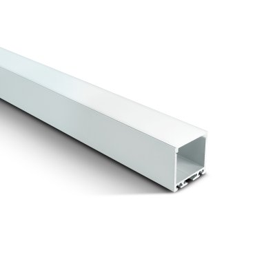ONE Light Surface/Suspended Wide Profiles External Driver - Profil - 3,5 x 3,5 cm - 200 cm Länge - weiß