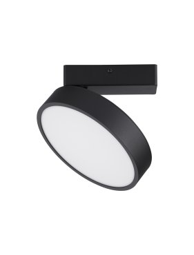 Nova Luce Perfect Profile - Deckenleuchte - Ø 20 x 9,5 cm - 20W dimmbare LED inkl. - schwarz