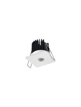 Nova Luce Ono - Einbaustrahler - 62 x 62 mm, Ø 50 mm Einbaumaß - inkl. 8W LED - weiß