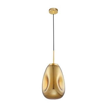 AUSSTELLUNGSSTÜCK - Nova Luce Lava - Hängeleuchte - Ø 22,5 x 120 cm - gold