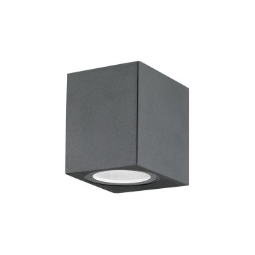 Nova Luce Nero - Außenwandleuchte - 6,7 x 8 x 8 cm - IP54 - dunkelgrau