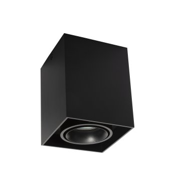 Nova Luce Rende - Aufbaustrahler - 9,6 x 9,6 x 12 cm - schwarz