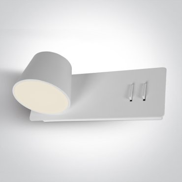 ONE Light Reading Spots - Wandleuchte mit Schalter - 22 x 12 x 8 cm - 6W + 4W LED inkl - weiß [dupliziert].