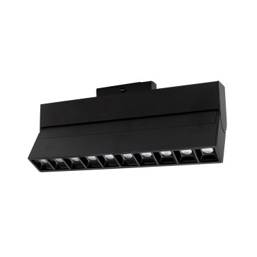 Nova Luce Este - Leuchte für Magnetprofilsystem - 27,4 x 3,4 x 11,6 cm - 15W LED inkl. - schwarz - Lichtfarbe weiß