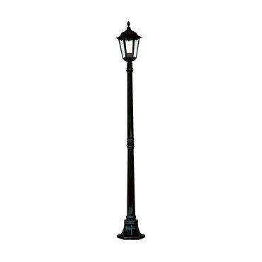 Searchlight Alex - Lampenmasten - Ø 23 x 183,3 cm - IP44 - mattschwarz